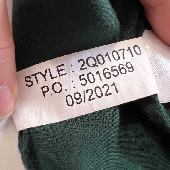 Vineyard Vines Womens Blackwatch Tunic Dress Green Plaid Flutter Sleeve size M - Picture 12 of 13